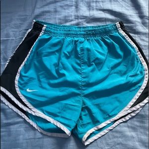 light blue nike shorts!